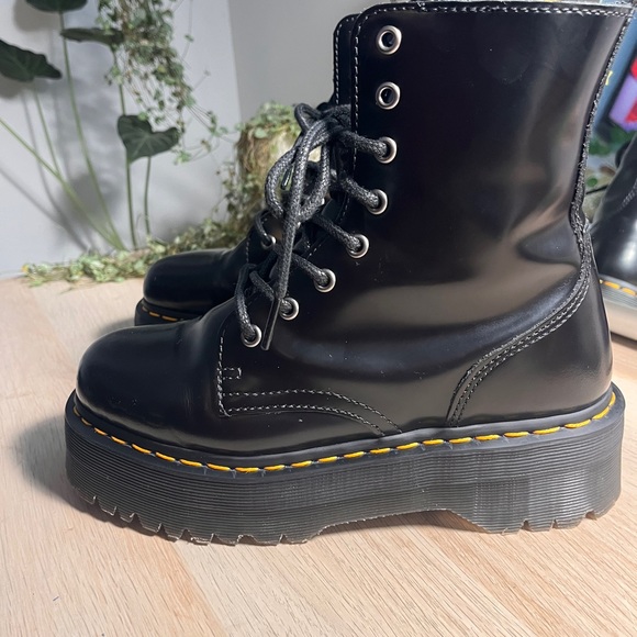 JADON BOOT SMOOTH LEATHER PLATFORMS - Picture 6 of 9